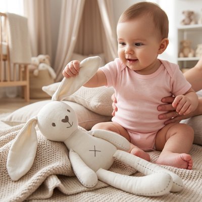 Doudou lapin | Ultra - doux - Doux comme bébé