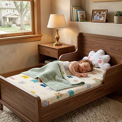 Drap housse lit bébé | Coton Doux - Doux comme bébé