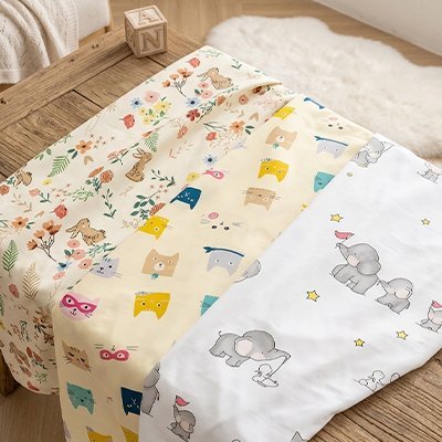 Drap housse lit bébé | Coton Doux - Doux comme bébé
