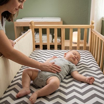 Drap housse lit bebe | Douceur Sereine - Doux comme bébé