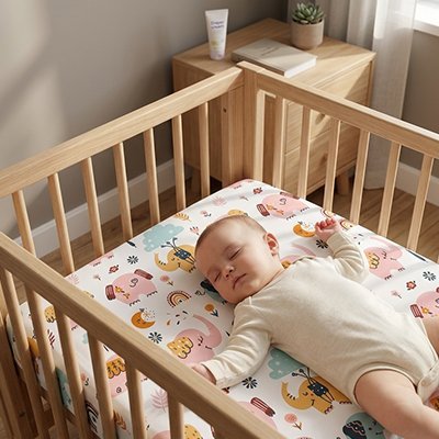Drap housse lit bebe | Tout Doux - Doux comme bébé