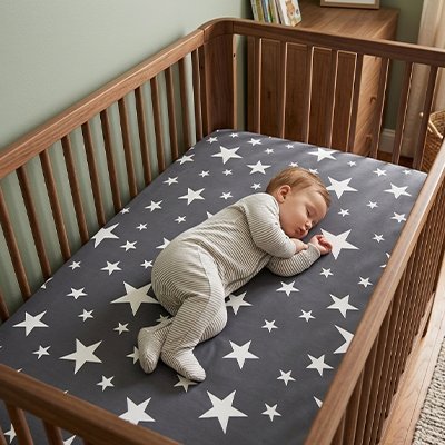 Drap housse lit bebe | Tout Doux - Doux comme bébé
