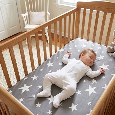 Drap housse lit bebe | Tout Doux - Doux comme bébé