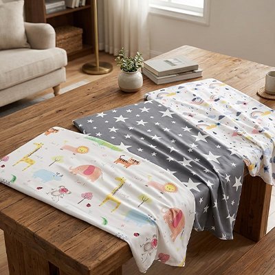 Drap housse lit bebe | Tout Doux - Doux comme bébé