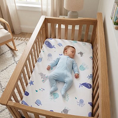 Drap housse lit bebe | Ultra - doux - Doux comme bébé