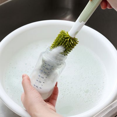 Goupillon biberon | Ultra - Efficace - Doux comme bébé