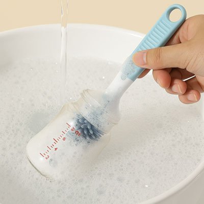 Goupillon biberon | Ultra - Efficace - Doux comme bébé