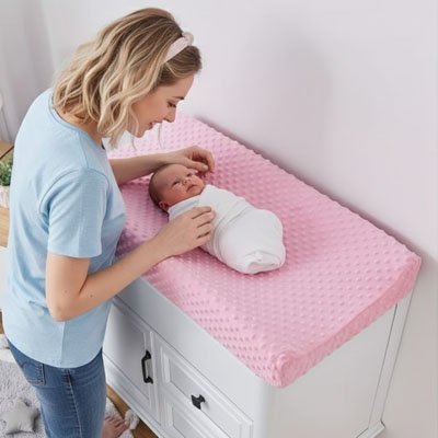 Housse de matelas à langer | Imperméable Douceur - Doux comme bébé