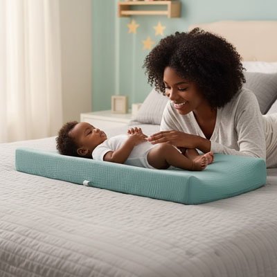 Housse pour matelas à langer | Ultra - douce & lavable - Doux comme bébé