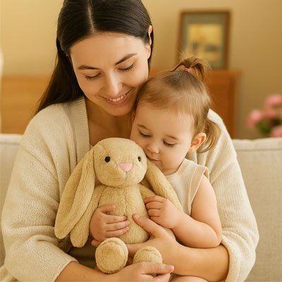 Lapin en peluche | DoudouRêve - Doux comme bébé