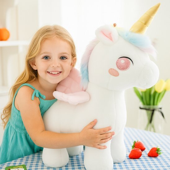 Licorne peluche | Câline Magique - Doux comme bébé