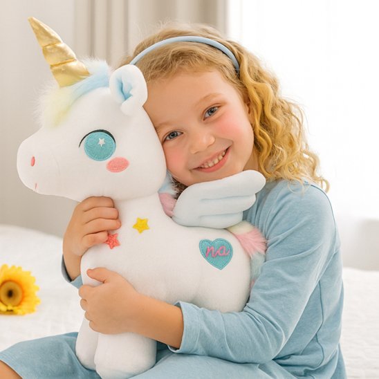 Licorne peluche | Câline Magique - Doux comme bébé