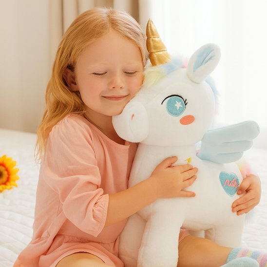 Licorne peluche | Câline Magique - Doux comme bébé