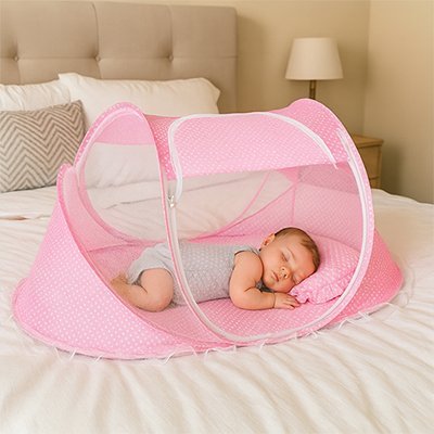 Lit moustiquaire bebe | BabyGuard - Doux comme bébé