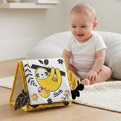 Livre bebe en tissus | Éveil Sensoriel - Doux comme bébé