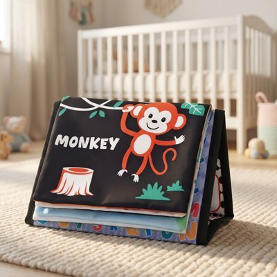 Livre bébé en tissus | Éveil Sensoriel - Doux comme bébé