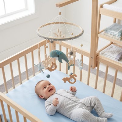Mobile bébé | Apaisant - Doux comme bébé