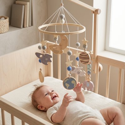 Mobile bébé | Apaisant - Doux comme bébé