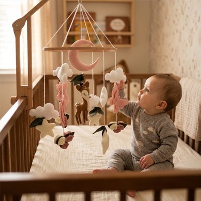 Mobile bébé | Apaisant - Doux comme bébé