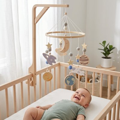 Mobile bébé | Apaisant - Doux comme bébé