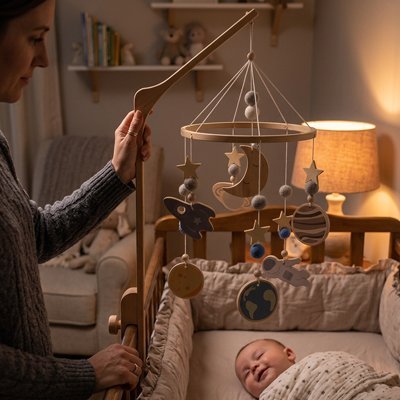 Mobile bébé | Apaisant - Doux comme bébé