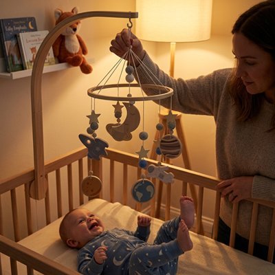 Mobile bébé | Apaisant - Doux comme bébé