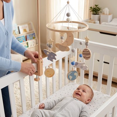 Mobile bébé | Apaisant - Doux comme bébé