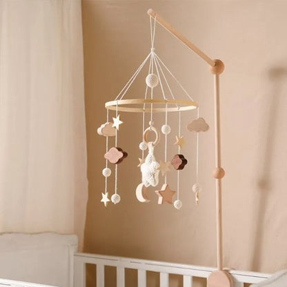 Mobile bebe | Musical apaisant coloré - Doux comme bébé