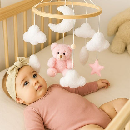 Mobile bébé | Musical & Éveil Sensoriel - Doux comme bébé