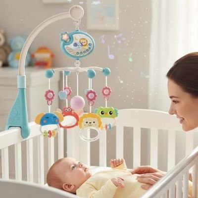 Mobile musical bébé | Doucenuit - Doux comme bébé