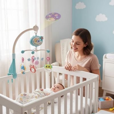 Mobile musical bébé | Doucenuit - Doux comme bébé