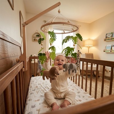 Mobile pour bébé | Apaisant Musical - Doux comme bébé