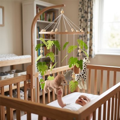 Mobile pour bébé | Apaisant Musical - Doux comme bébé