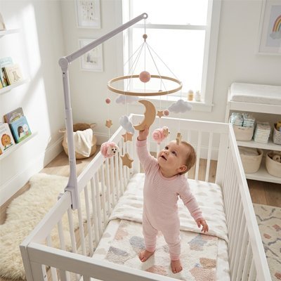 Mobile pour bébé | Apaisant Musical - Doux comme bébé