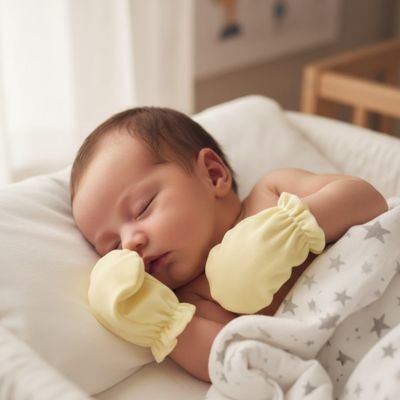 Moufles pour bébé | Anti - griffures - Doux comme bébé