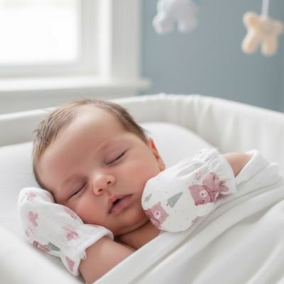Moufles pour bébé | Anti - griffures - Doux comme bébé