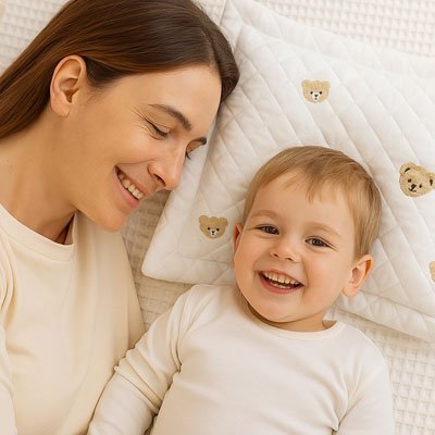 Oreiller bébé | Ergonomique Anti - plagiocéphalie - Doux comme bébé