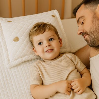 Oreiller bébé | Ergonomique Anti - plagiocéphalie - Doux comme bébé