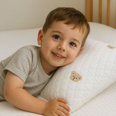 Oreiller bébé | Ergonomique Anti - plagiocéphalie - Doux comme bébé