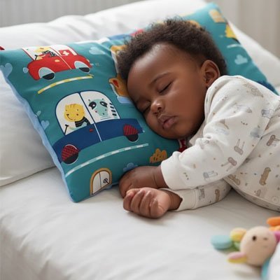Oreiller enfant | Douillet Ergonomique - Doux comme bébé