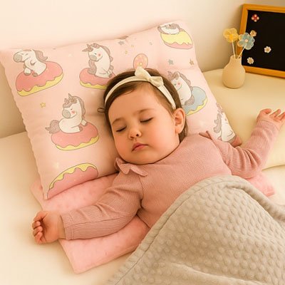 Oreiller enfant | Ergonomique hypoallergénique - Doux comme bébé