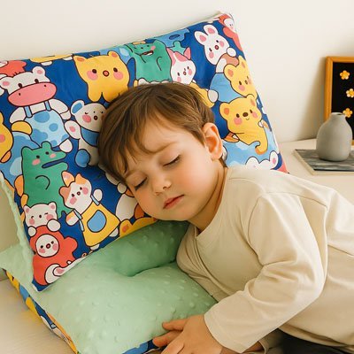 Oreiller enfant | Ergonomique hypoallergénique - Doux comme bébé