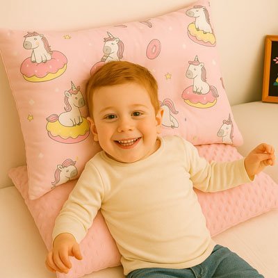 Oreiller enfant | Hypoallergénique - Doux comme bébé