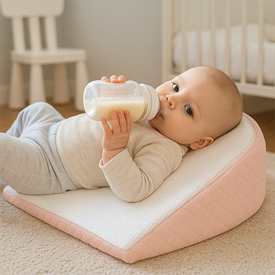 Plan incliné pour bébé | Anti - reflux Premium - Doux comme bébé