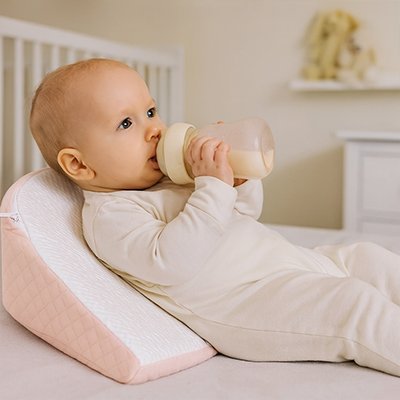Plan incliné pour bébé | Anti - reflux Premium - Doux comme bébé