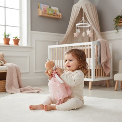 Poupée de chiffon | Éveil Douceur - Doux comme bébé