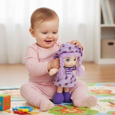 Poupée de chiffon | Fait Main Traditionnelle - Doux comme bébé