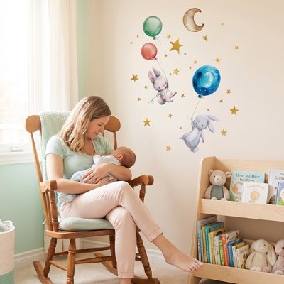 Stickers muraux chambre | Créatif Design - Doux comme bébé