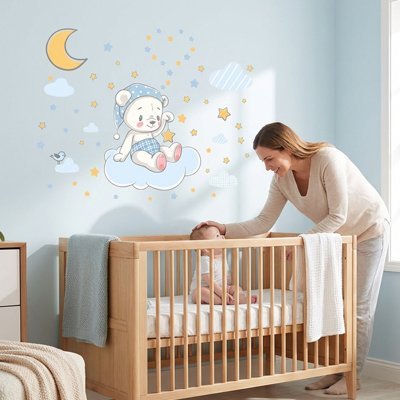 Stickers muraux chambre | Créatif Design - Doux comme bébé