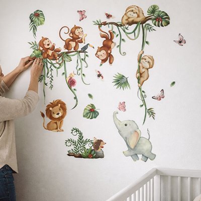 Stickers muraux chambre | Design facile - Doux comme bébé